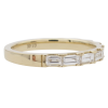 .65ctw Baguette Diamond Half Stack Band 14K side