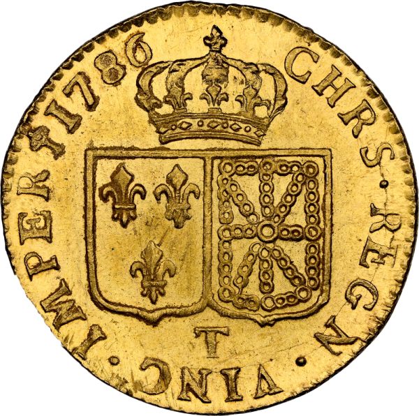 1786-T France 1 d'Or Louis XVI MS65 NGC