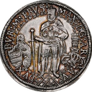 1615 German States Teutonic Order 1/4 Taler MS64 NGC TOP POP