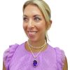 84.44ctw Amethyst Enhancer Pendant 14K Gold styled