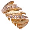 Brutalist 0.20ctw Diamond Band Ring 14K Gold side