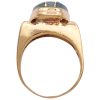 Chrysoprase & Opal Inlay Ring 14K Gold profile