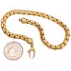 Chunky Box Link Bracelet 14K 8.25 Inch Length size