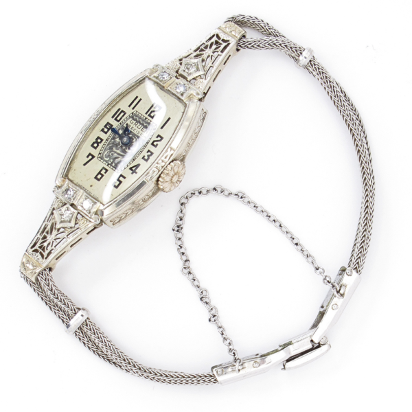 Gruen Ladies Art Deco Watch 14K