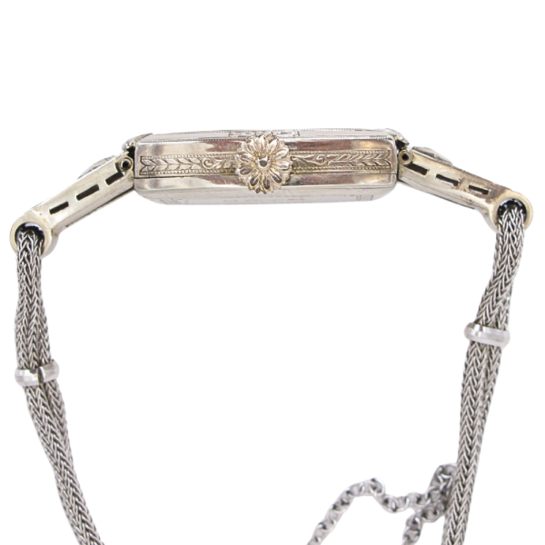 Gruen Ladies Art Deco Watch 14K side