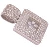 Happy Style Floating Diamond Pendant 14K Gold side
