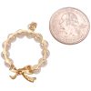Mikimoto Cultured Pearl Pendant with Diamond Bow Gold back