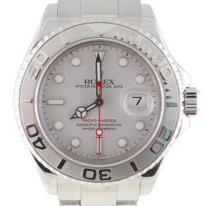Pre-Owned Rolex 40MM Yachtmaster (2003) Stainless Steel And Platinum 16622