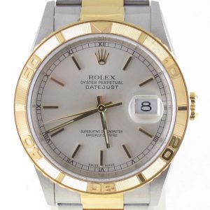 Pre-Owned Unpolished Rolex 36MM Two Tone Datejust Thunderbird (2001) 16263