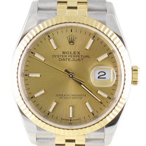 Pre-owned Rolex 36MM Two Tone Datejust (2020) Model 126233