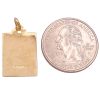 Sagittarius Zodiac Pendant Charm 18K Gold back