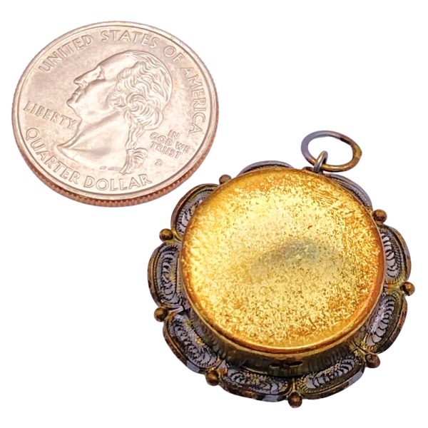 Saint Germaine Reliquary with Certificate of Authenticity 1965 back