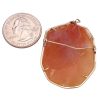 Victorian Revival Carved Cameo Pendant Brooch 14K Gold back