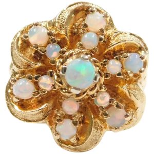 Vintage 0.78ctw Opal Ring 14K Gold