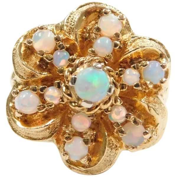 Vintage 0.78ctw Opal Ring 14K Gold