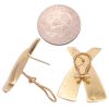 X Kiss Statement Earrings 14K Gold size