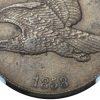 1858 Flying Eagle Cent Large Letters AU NGC - Double Die Obverse