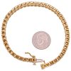 1.50ctw Diamond Tennis Bracelet 14K Two-Tone Gold back