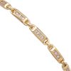 1.92ctw Channel Set Diamond Bracelet 14K Gold close up