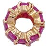 10.0ctw Natural Ruby Pendant 14K Gold side