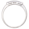.18ctw Diamond Baguette Art Deco Band Platinum Profile
