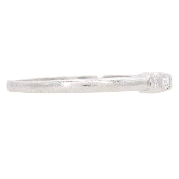 .18ctw Diamond Baguette Art Deco Band Platinum Side