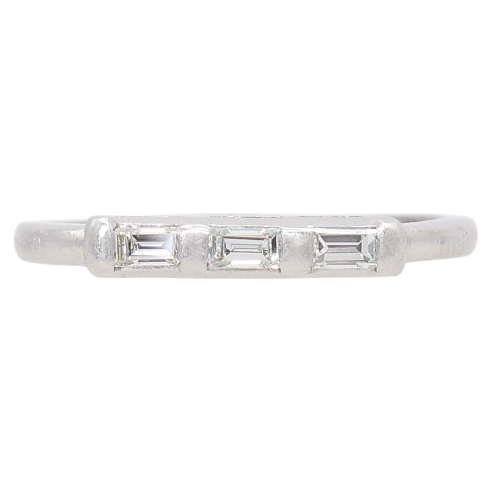 .18ctw Diamond Baguette Art Deco Band Platinum