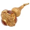 19.62ctw Jeweled Bauble Charm or Pendant 18K Gold bottom