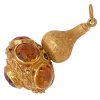 19.62ctw Jeweled Bauble Charm or Pendant 18K Gold side