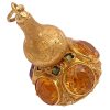 19.62ctw Jeweled Bauble Charm or Pendant 18K Gold top