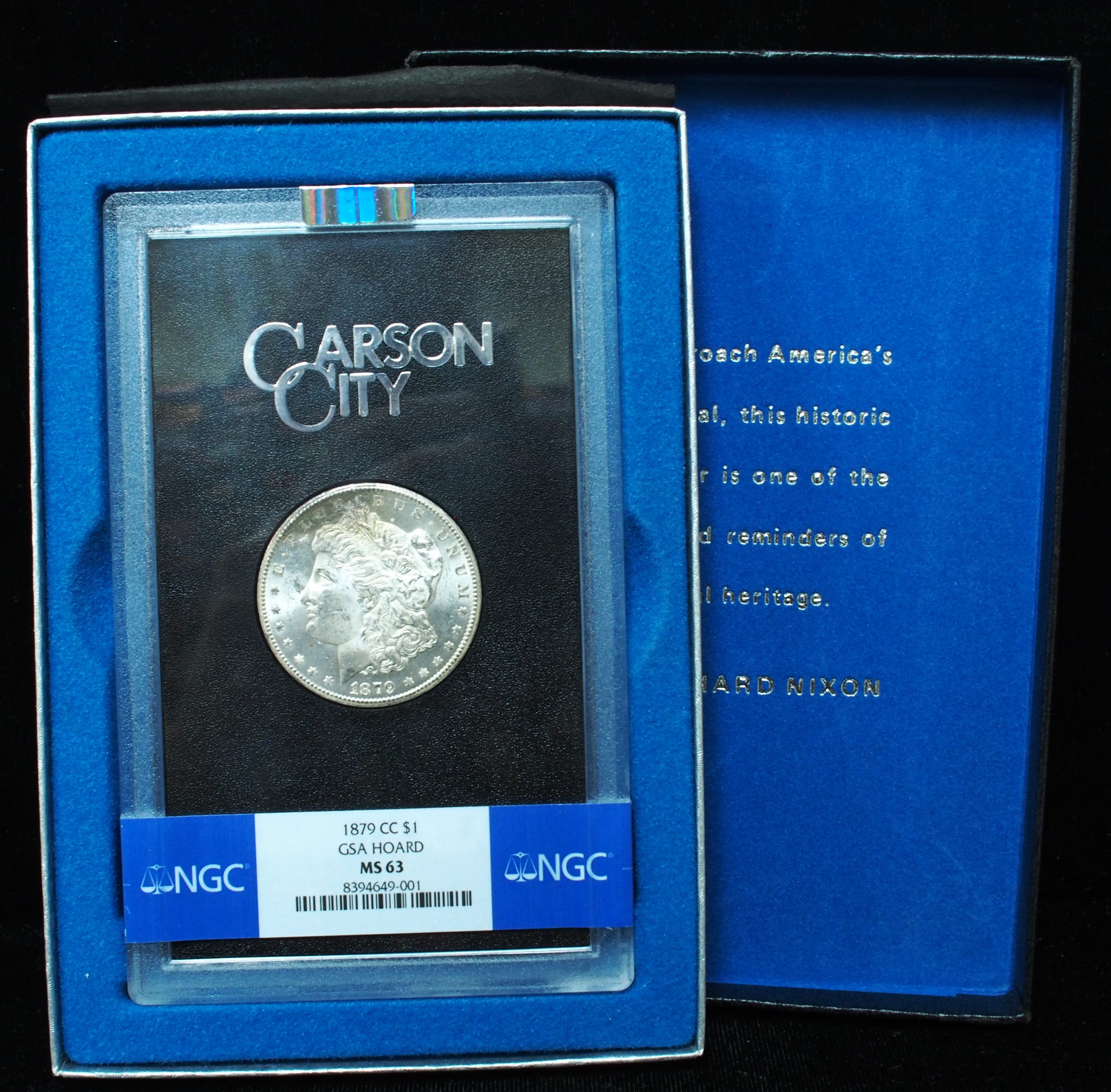 1879-CC Morgan Dollar GSA MS63 NGC Ultra Rarity