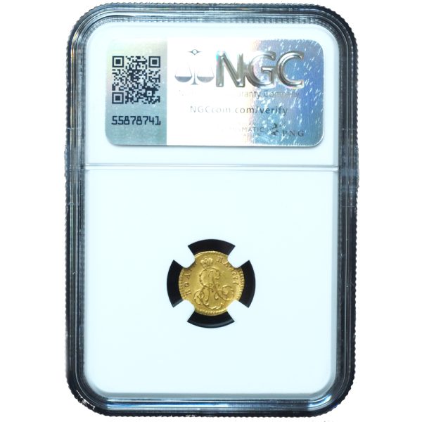 1777 Russia Gold Poltina (1/2 Rouble) Catherine II MS63 NGC Ultra Rarity