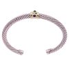 David Yurman Multi-Gem Renaissance Bracelet 14K Gold & Sterling Silver full