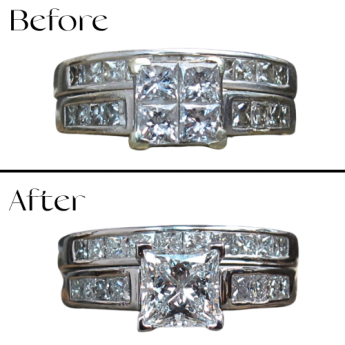 Diamond Engagement Ring Upgrade Custom Arnold Jewelers (1)