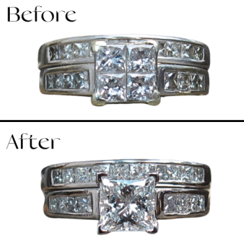 Diamond Engagement Ring Upgrade Custom Arnold Jewelers (1)