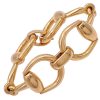 Gucci Horse Bit Statement Bracelet 18K Gold