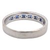 Le Vian 0.72ctw Diamond & Sapphire Band Ring 14K White Gold back