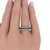 Le Vian 0.72ctw Diamond & Sapphire Band Ring 14K White Gold worn