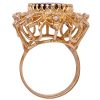 Ornate Onyx Cocktail Ring 14K Gold profile