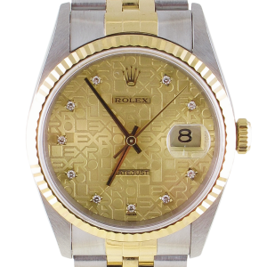 Pre-Owned Rolex 36MM Two Tone Datejust (1991) 16233