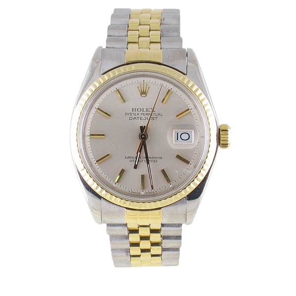 Pre-Owned Vintage Rolex Datejust (1972) Two Tone Model 1601 Front