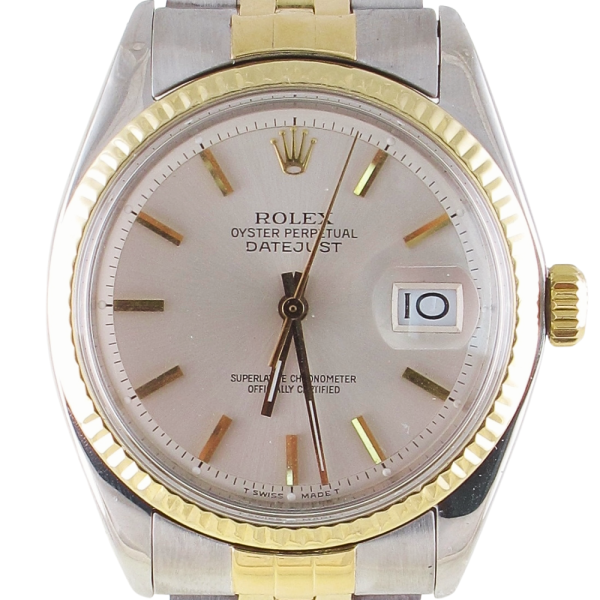 Pre-Owned Vintage Rolex Datejust (1972) Two Tone Model 1601Front