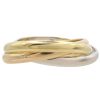 Tri-Color Trinity Rolling Ring 18K Gold