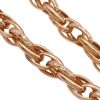 Victorian Floral Oval Link Bracelet 14K Gold links