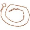 Victorian Watch Chain Necklace 12K Rose Gold 15 Length