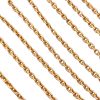 Vintage Cable Link Chain Necklace 14K Gold 25 Length