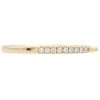 0.07ctw Diamond Petite Open Band Ring 14K Yellow Gold side