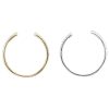 0.07ctw Diamond Petite Open Band Ring 14K Yellow or White Gold profile