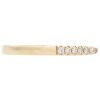 0.13ctw Diamond Open Cathedral Band Ring 14K Yellow Gold side