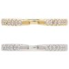 0.13ctw Diamond Open Cathedral Band Ring 14K Yellow or White Gold